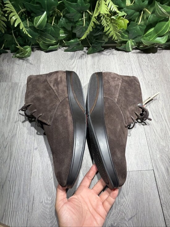 MBT Kizingo Chukka Men Suede Brown Cushioned Boots Dress Shoes Size 11-11.5